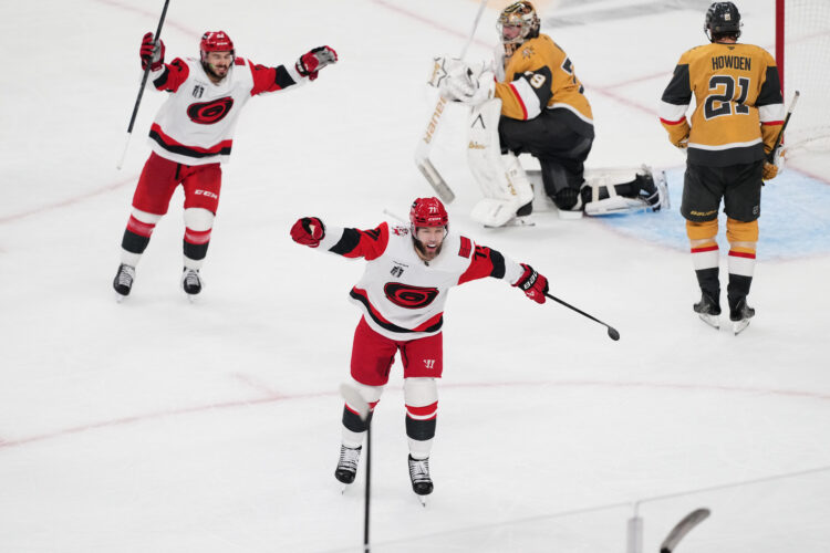 Taylor Hall-Logan Stankoven-Jackson Blake line is a big reason Carolina won the Stanley Cup